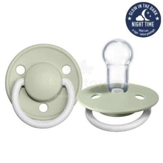 1010270 silicone pacifer DE LUX SAGE NIGHT 0-36