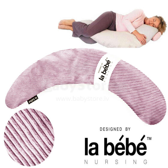 La Bebe™ Moon Maternity Pillow Velvet Collection Art.182957 Liels spilvens grūtniecēm ar sintepona (bumbiņsintepons) pildījums (īpaši mīksts un kluss),195cm