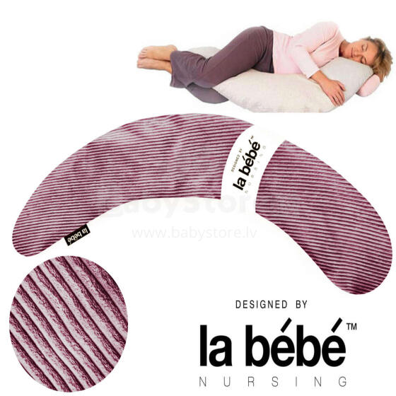 La Bebe™ Moon Maternity Pillow Velvet Collection Art.182958 Большая подушка для беременных с наполнителем из синтепона (синтепух,особенно мягкий и тихий),195см