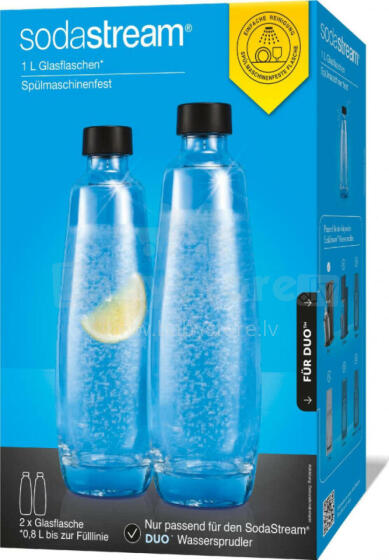 Sodastream 2x stikla pudele SodaStream DUO