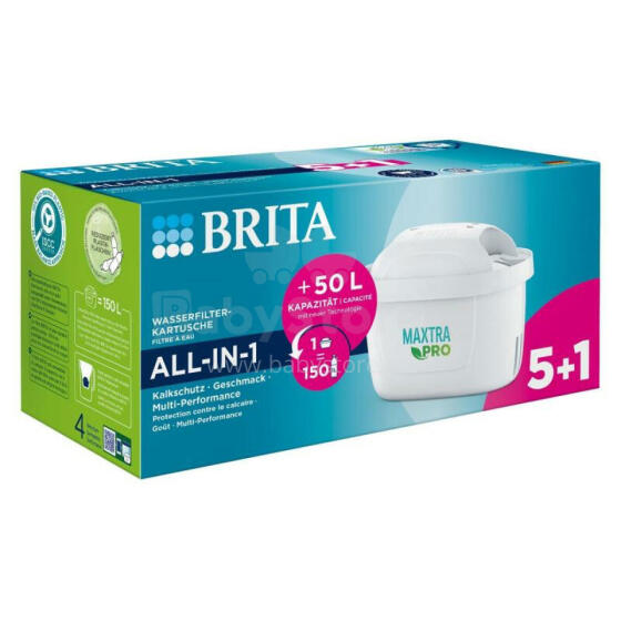 ПРЕДМЕТ B-КЛАССА! БГРАДЕЙТЕМ! Brita Maxtra Pro All-In-1 Фильтрующая карта AllIn1 5+1 (120559)