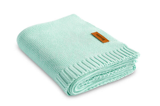 Bamboo and cotton blanket – mint