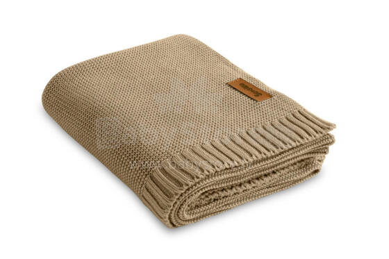 Bamboo and cotton blanket – beige