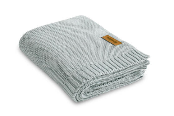 Bamboo and cotton blanket – Baby Grey