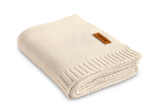 Bamboo and cotton blanket – CAPPUCINO