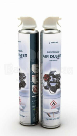 COMPRESSED AIR DUSTER 750ML/CK-CAD-FL-01 GEMBIRD