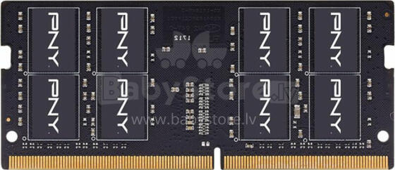 Память для ноутбука PNY Performance, SODIMM, DDR4, 16 ГБ, 3200 МГц, CL22 (MN16GSD43200-TB)