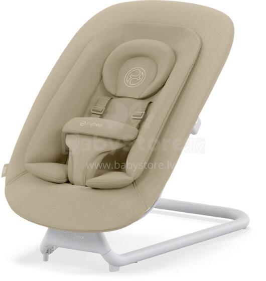 Cybex  Lemo Bouncer Art.262983 Sand White  Bērnu šūpuļkrēsls