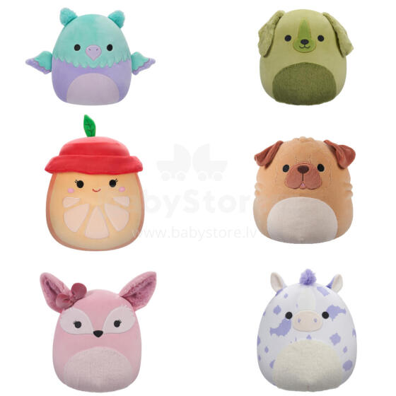 SQUISHMALLOWS W19 Plīša rotaļlieta, 30 cm