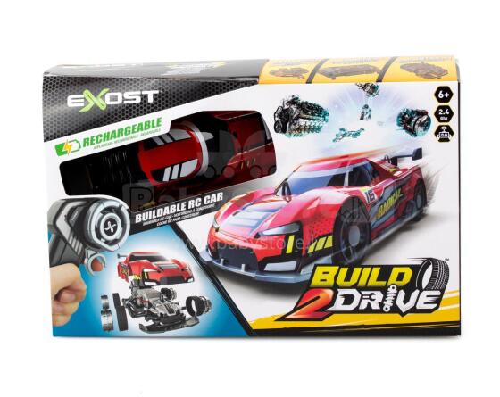 EXOST машинка на радиоуправлении Build 2 Drive, 15см