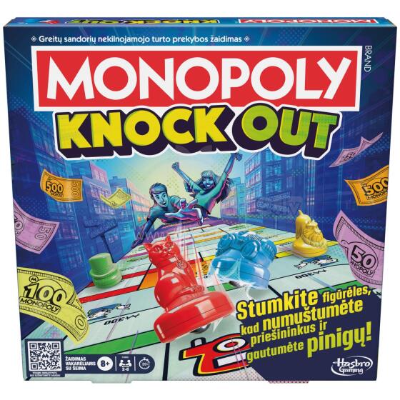 MONOPOLY Boardgame Knockout (In Lithuanian lang.)