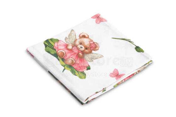 MUSLIN SWADDLE BLANKET 70X80 CM FAIRIES IN THE CUP