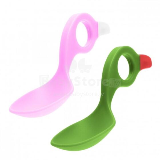 I CAN Amazon parrot/Flamingo Green/Pink spoon 2pcs.