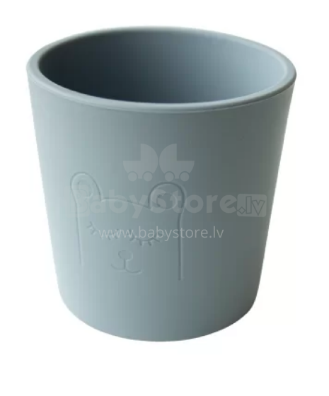 Little Eater Art.cup02 Grey Silicone grip cup