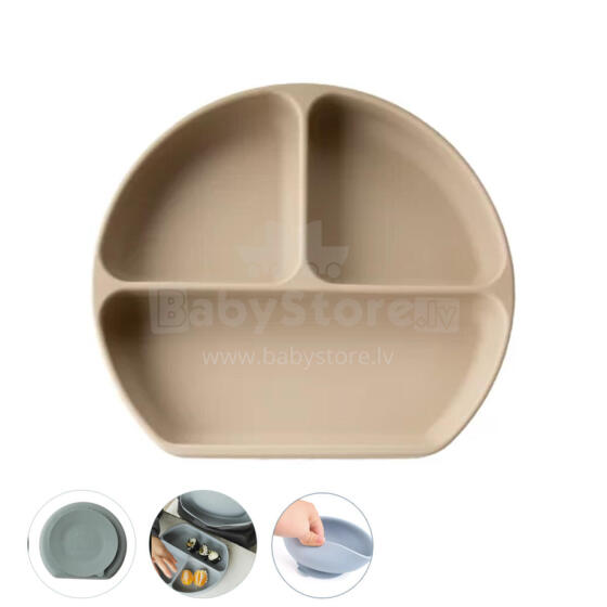 Little Eater Art.LE003 Beige Silicone suction plate