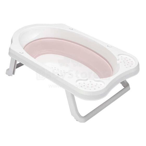 Keeper  Bath Art.47581 Pink Складная детская ванночка с матрасом