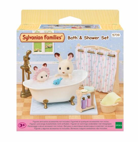 SYLVANIAN FAMILIES Rotaļu komplekts Vanna un duša