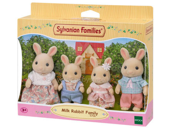 SYLVANIAN FAMILIES Figūriņas Piena trušu ģimenīte