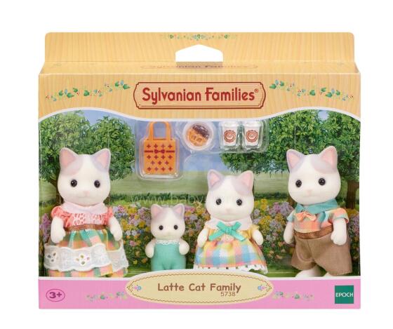 SYLVANIAN FAMILIES Latė kačiukų šeimynėlė