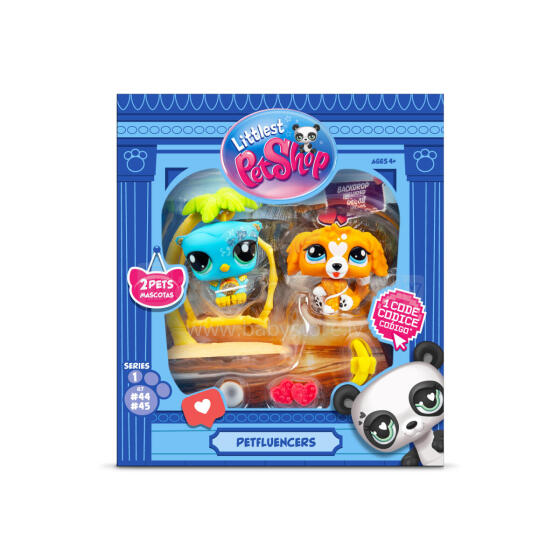 LITTLEST PET SHOP комплект из 2-х фигурок Petfluencer