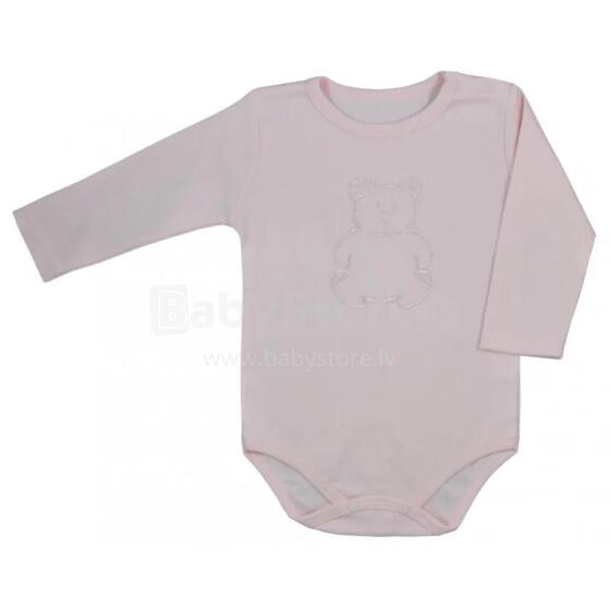 Koala Baby Mis  Art.183912 Light Pink  Zīdaiņu  Bodiji ar garajām piedurknēm 100% kokvilna