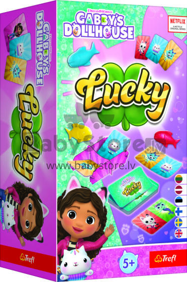 TREFL GABBY´S DOLLHOUSE galda spēle Lucky