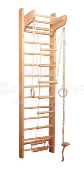 Climbing Rack Art.R2U Col.001 Zviedru sienas koka komplekts 100x67x10cm