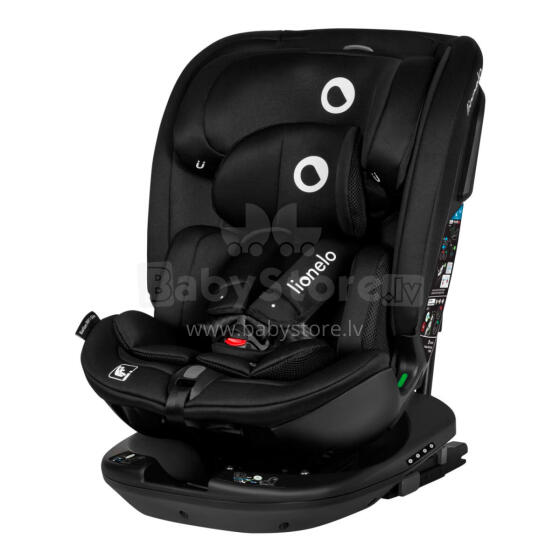 Lionelo Bastiaan RWF Isofix Art.184575 Black Carbon   Autosēdeklītis 0-36 kg