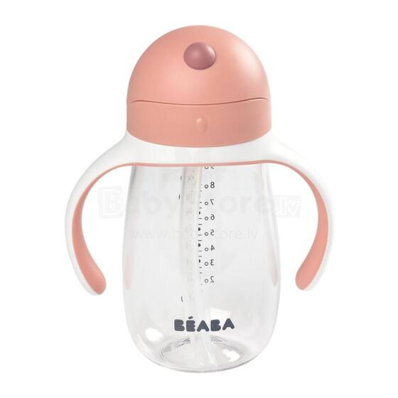 Beaba Art.913480 OLD PINK straw cup 300ml