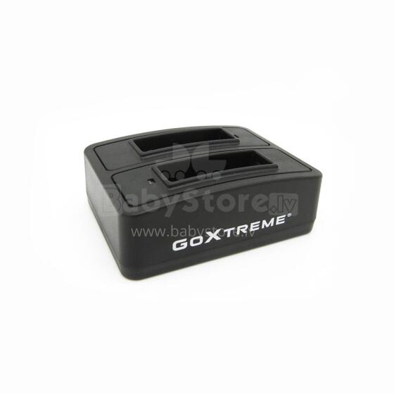 GoXtreme Dual charger f. batt R-WiFi,Enduro,Disc,Pio 01491