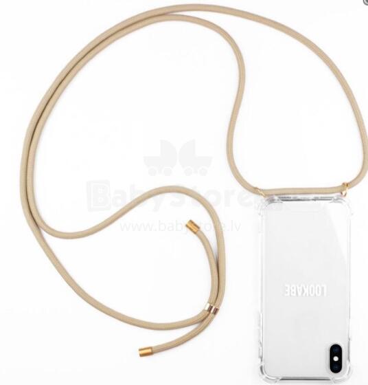 Lookabe Necklace iPhone Xr gold nude loo009