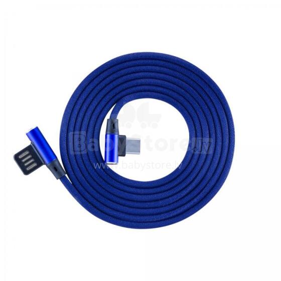 Sbox USB->Type-C 90 m/m 1.5m USB-TYPEC-90BL Blue