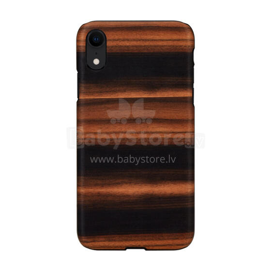 MAN&WOOD SmartPhone case iPhone XR ebony black