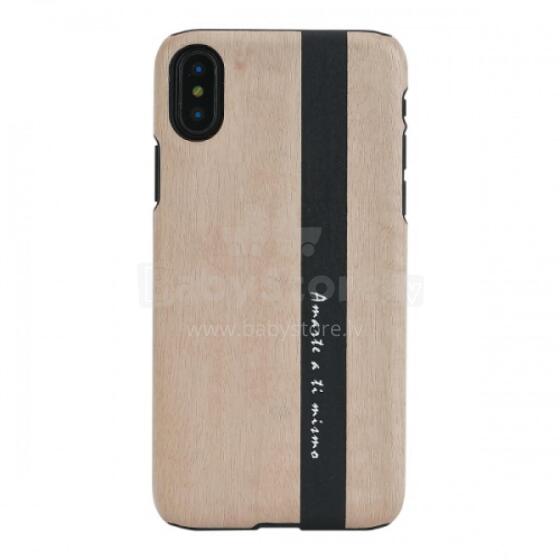 MAN&WOOD SmartPhone case iPhone X/XS diario black