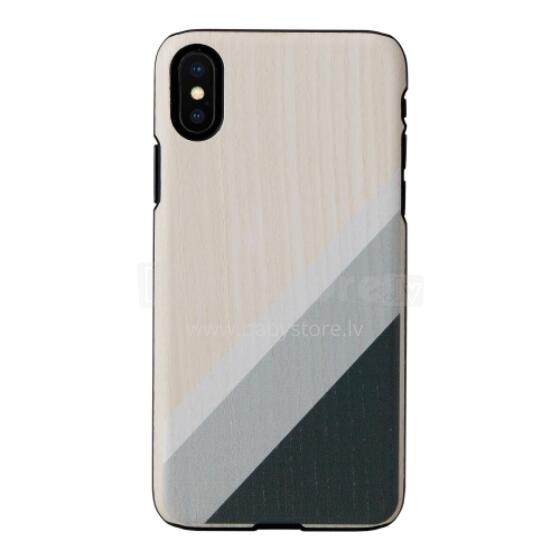 MAN&WOOD SmartPhone case iPhone X/XS gray suit black