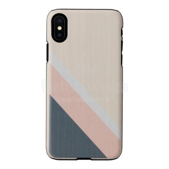 MAN&WOOD SmartPhone case iPhone X/XS pink suit black