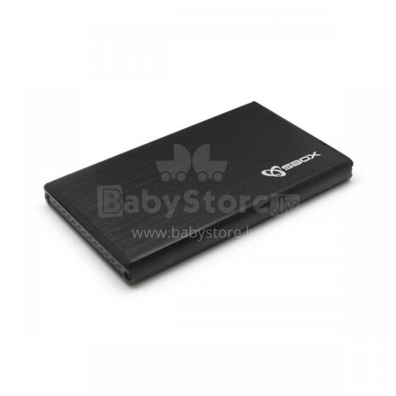 Sbox HDC-2562B 2.5 External HDD Case Blackberry Black