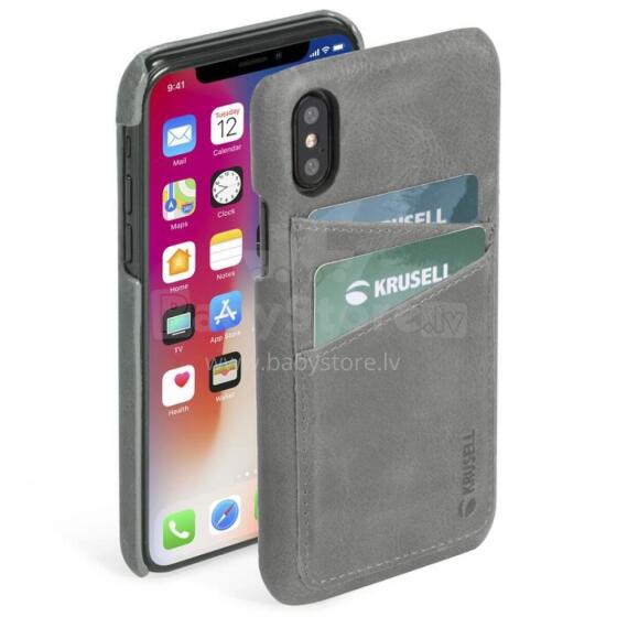 Krusell Sunne Cover Apple iPhone XS Max vintage grey