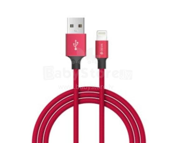 Devia Pheez series USB-C TO Lightning cable 1M red