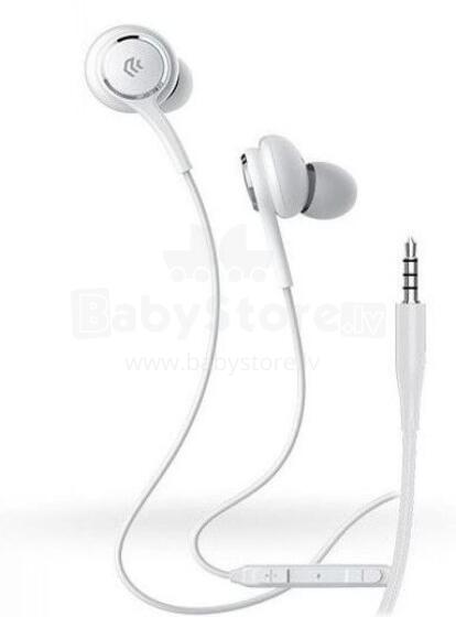 Devia Smart Series Wired Earphone (3.5) White