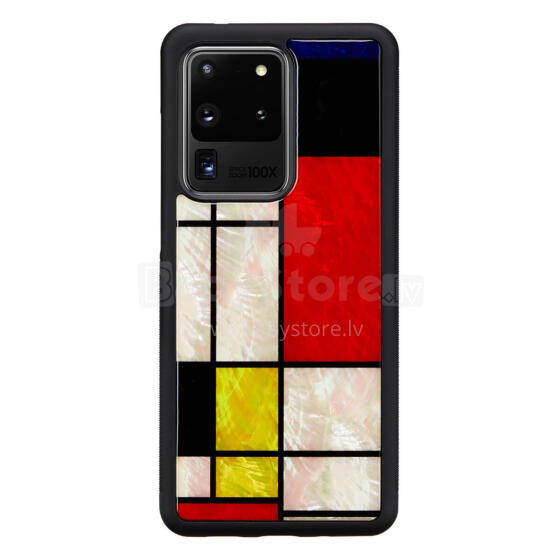 iKins case for Samsung Galaxy S20 Ultra mondrian black