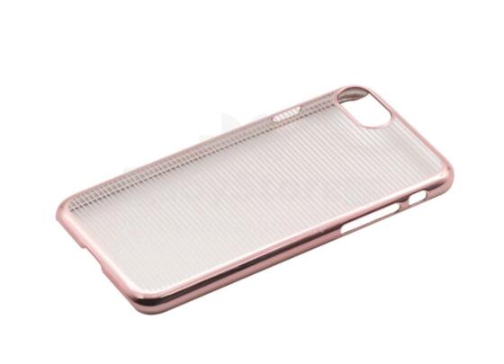 Tellur Cover Hard Case for iPhone 7 Horizontal Stripes rose