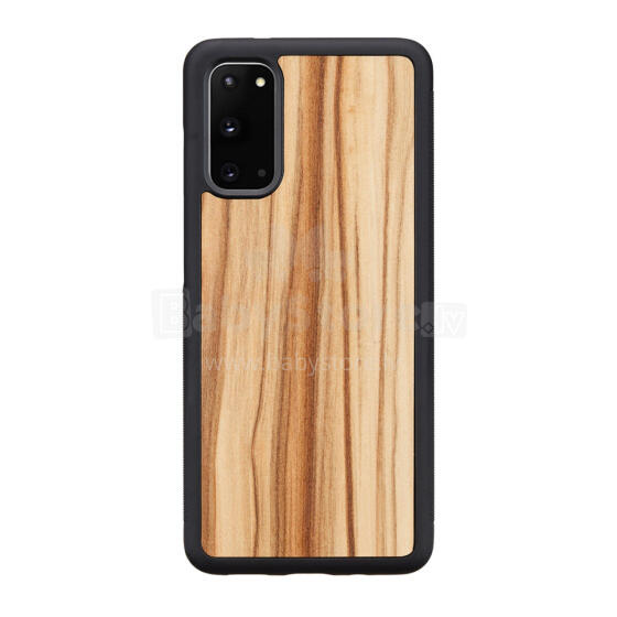 MAN&WOOD case for Galaxy S20 cappuccino black