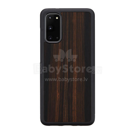 MAN&WOOD case for Galaxy S20 ebony black