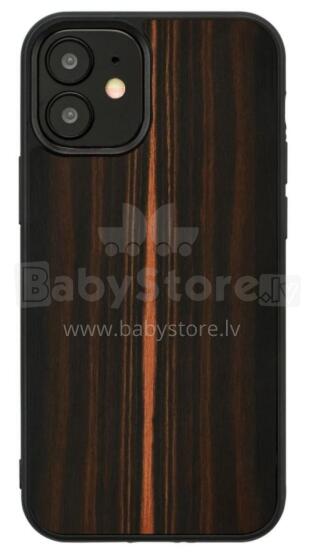 MAN&WOOD case for iPhone 12 mini ebony black