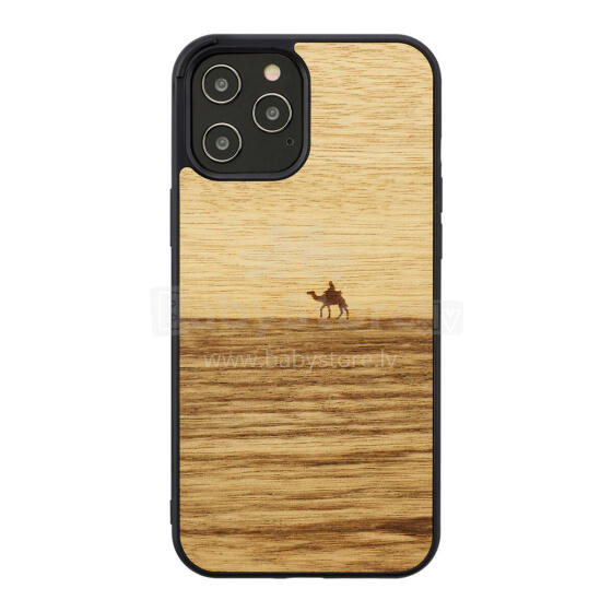 MAN&WOOD case for iPhone 12/12 Pro terra black