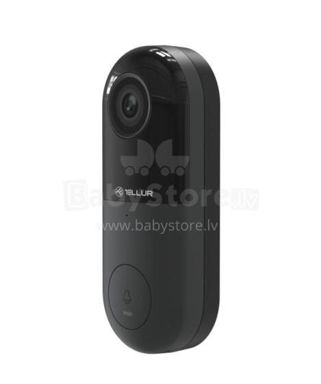 Tellur Smart WiFi Video DoorBell 1080P, PIR, Wired Black