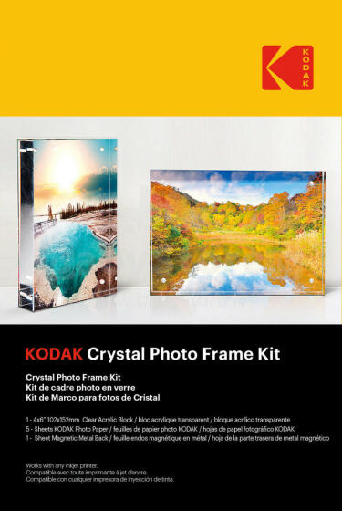 Kodak Crystal Photo Frame Kit 5 Sheets