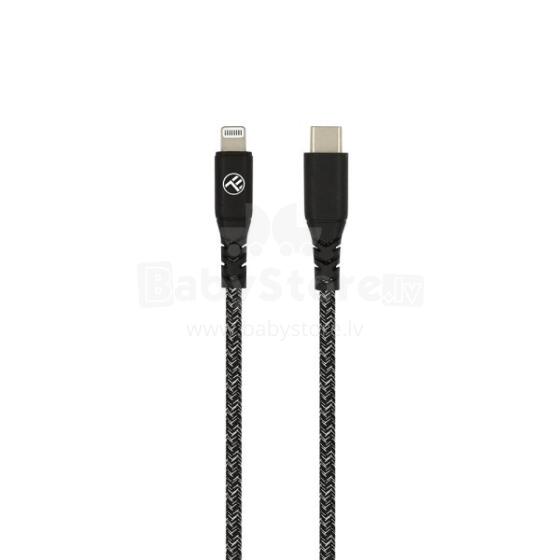 Tellur Green Data cable Type-C to Lightning 3A PD60W 1m nylon black