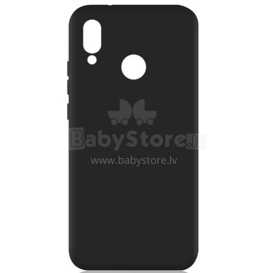 Huawei Y6P 2019 matt TPU case Black